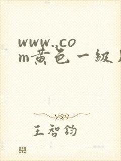 www..com黄色一级片