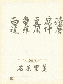 白带豆腐渣状阴道痒用什么药