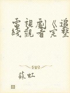 电视剧《追》在线观看完整版免费