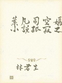 叶凡司空嫣然的小说孤寂之狼