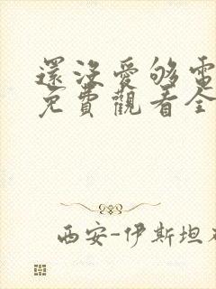 还没爱够电视剧免费观看全集