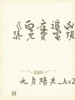 《白夜追凶》全集免费电视剧