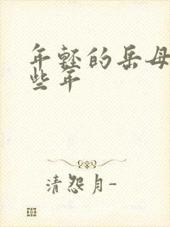 年轻的岳母的那些年