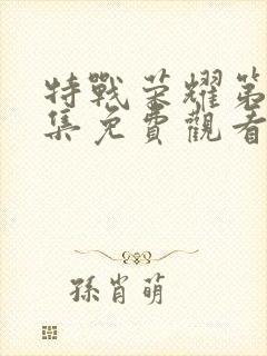 特战荣耀第30集免费观看