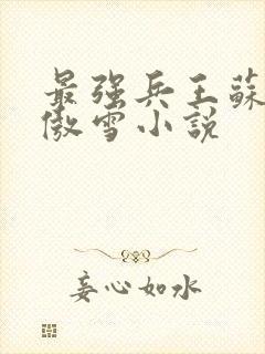 最强兵王苏锐林傲雪小说封面