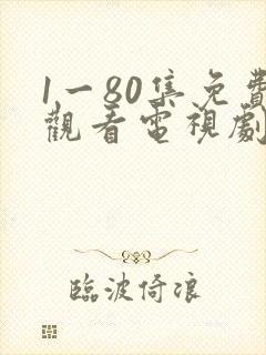 1一80集免费观看电视剧大全封面