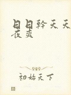 日日干天天操夜夜爽封面