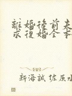 离婚后前夫哭着求复婚全本