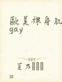 欧美裸身肌肉男gay
