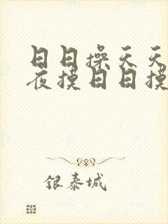 日日操天天操夜夜摸日日摸封面