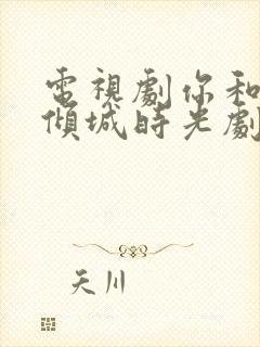 电视剧你和我的倾城时光剧情介绍