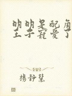 明明是配角却被王子宠爱了漫画免费阅读封面