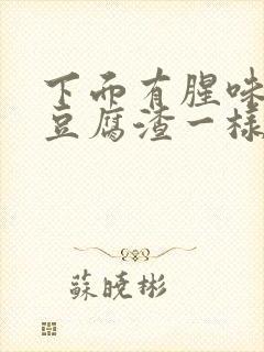 下面有腥味白带豆腐渣一样封面