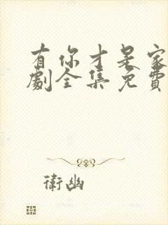 有你才是家电视剧全集免费观看高清