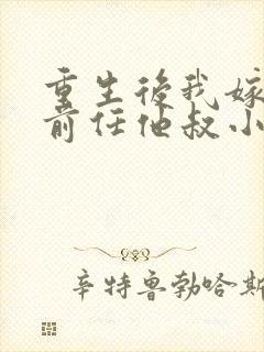 重生后我嫁给了前任他叔小说