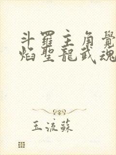 斗罗主角觉醒赤焰圣龙武魂封面