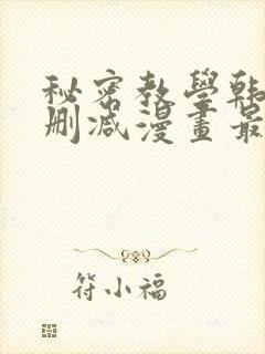 秘密教学韩漫无删减漫画最新章节在