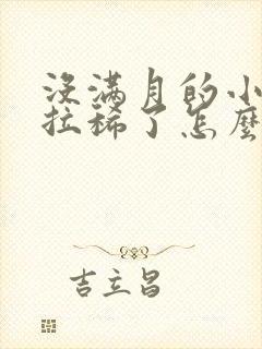 没满月的小狗狗拉稀了怎么办