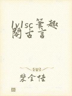 1v1sc笔趣阁古言