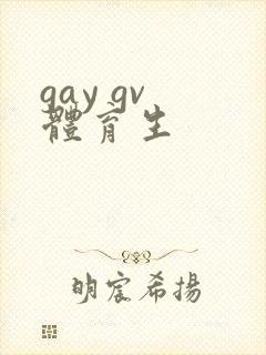 gay gv 体育生