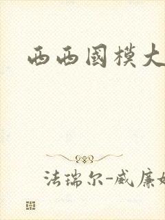 西西国模大尺度封面