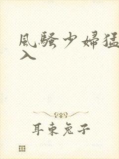 风骚少妇猛烈进入