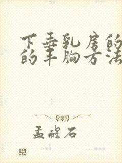 下垂乳房的有效的丰胸方法