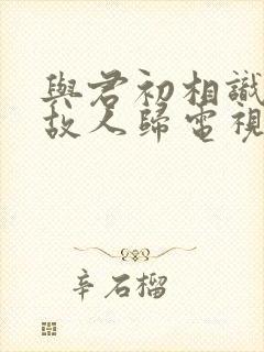 与君初相识恰似故人归电视剧免费观看