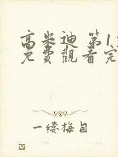 高米迪 第1季免费观看完整版高清