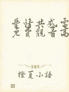 爱情共感电视剧免费观看高清