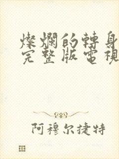 灿烂的转身免费完整版电视剧封面