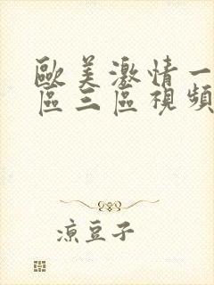 欧美激情一区二区三区视频