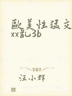 欧美性猛交xxxx乱3b