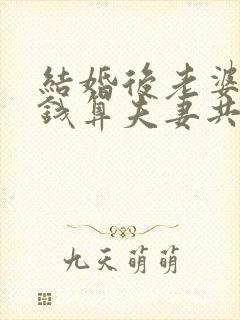 结婚后老婆挣得钱算夫妻共同财产吗封面