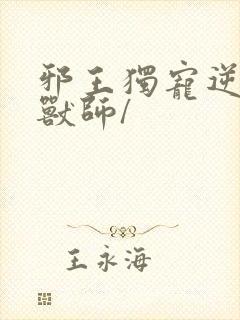 邪王独宠逆天御兽师/封面