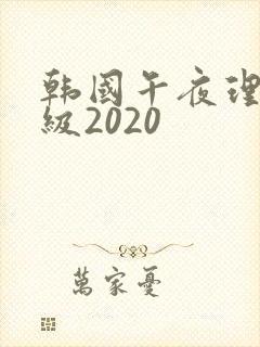 韩国午夜理伦三级2020
