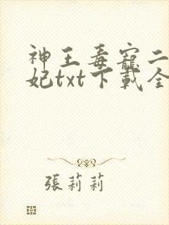 神王毒宠二嫁王妃txt下载全本