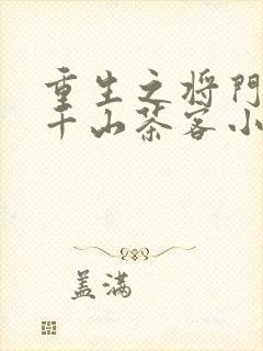 重生之将门毒后千山茶客小说txt