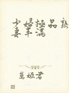 少妇极品熟妇人妻丰满