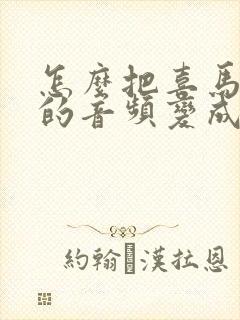 怎么把喜马拉雅的音频变成本地音乐封面