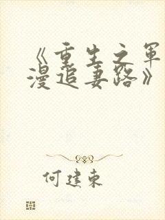 《重生之军长漫漫追妻路》