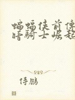 蝙蝠侠前传3黑暗骑士崛起