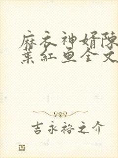 麻衣神婿陈黄皮叶红鱼全文阅读封面