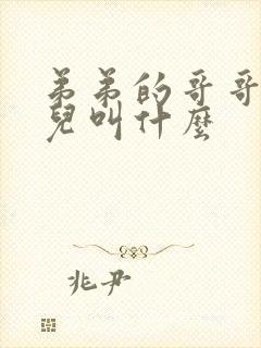 弟弟的哥哥的女儿叫什么