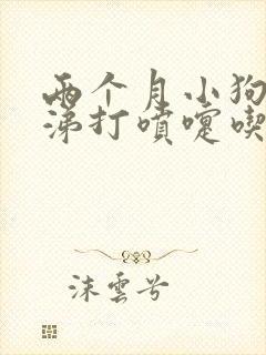 两个月小狗流鼻涕打喷嚏吃什么药