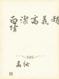 白洁高义赵振孙倩封面