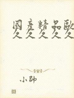 国产精品欧美久久久久久久封面