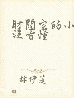 财阀家的小儿子没看懂