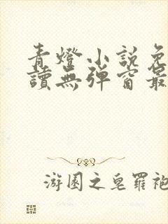 青灯小说免费阅读无弹窗最新章节