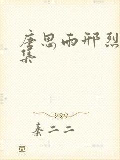 唐思雨邢烈寒全集